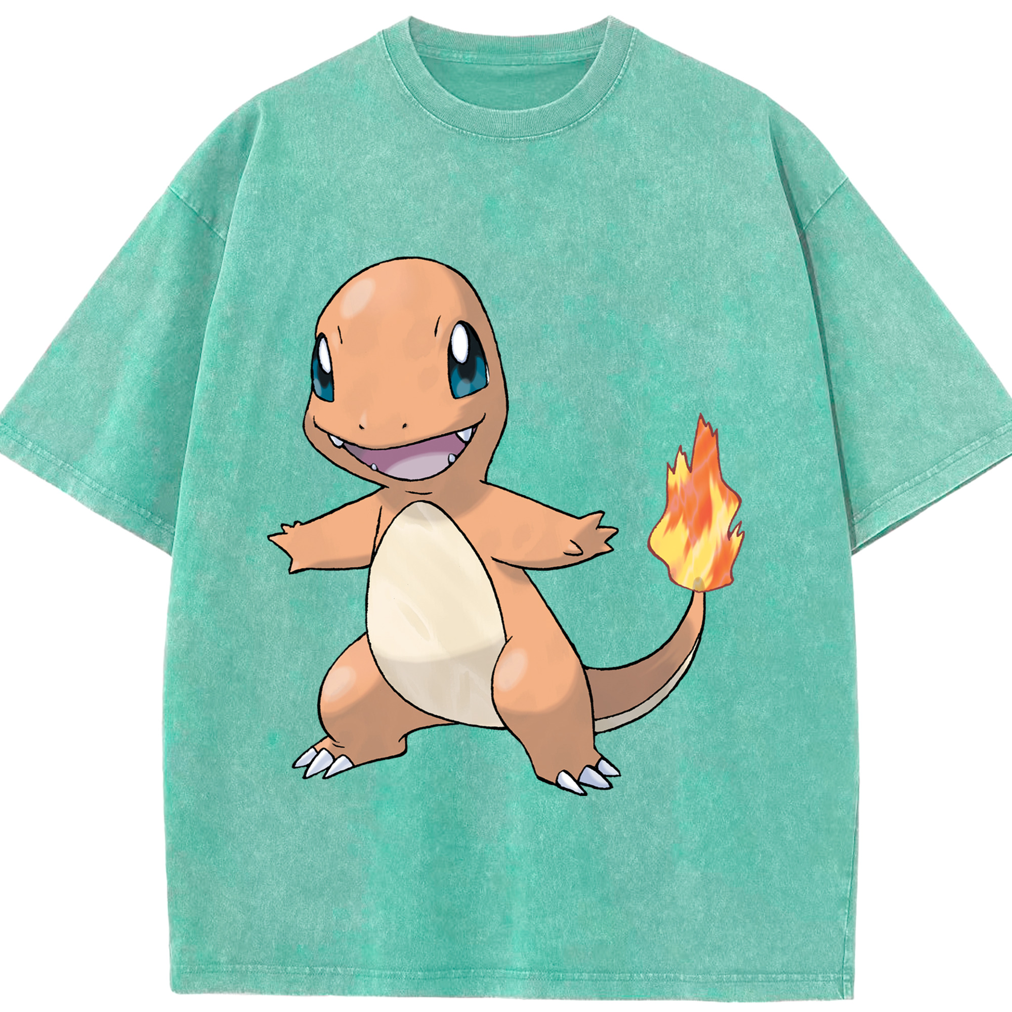 （画像用） ポケットモンスター Pokémon 綿100% ヴィンテージ風 半袖Tシャツ（フロントプリント）